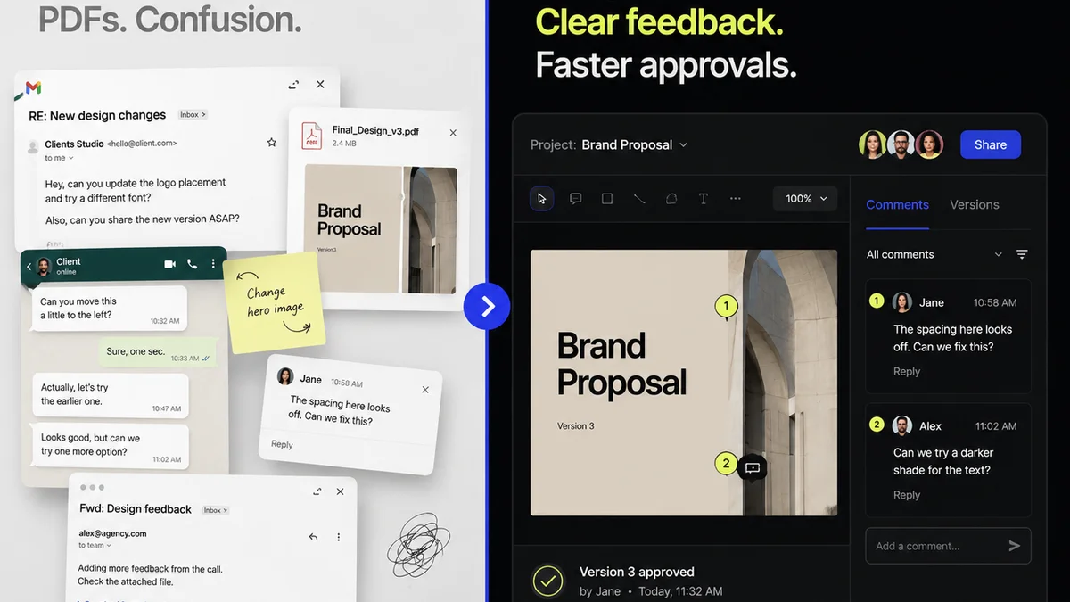 Stop chasing feedback. Build a client review workflow that actually works and gets you to ‘Approved’ faster.